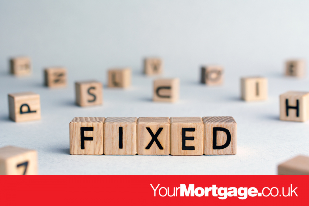 an image of wooden blocks spelling out 'fixed' to denote a story about fixed rate mortgages